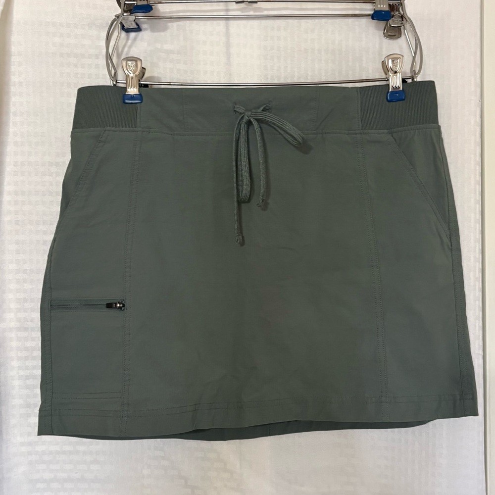Eddie Bauer Olive Green Drawstring Skort